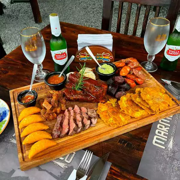 Menú restaurante marmoleo