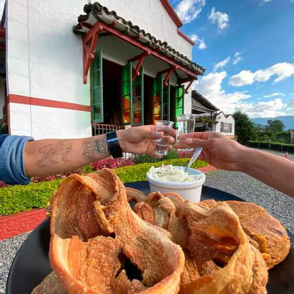 Aventura en helicóptero en el restaurante Marmoleo.